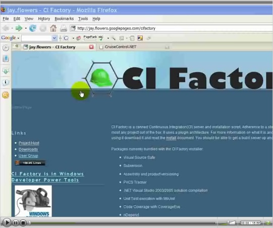 CI Factory Beta 0.8.0.27 ScreenCast